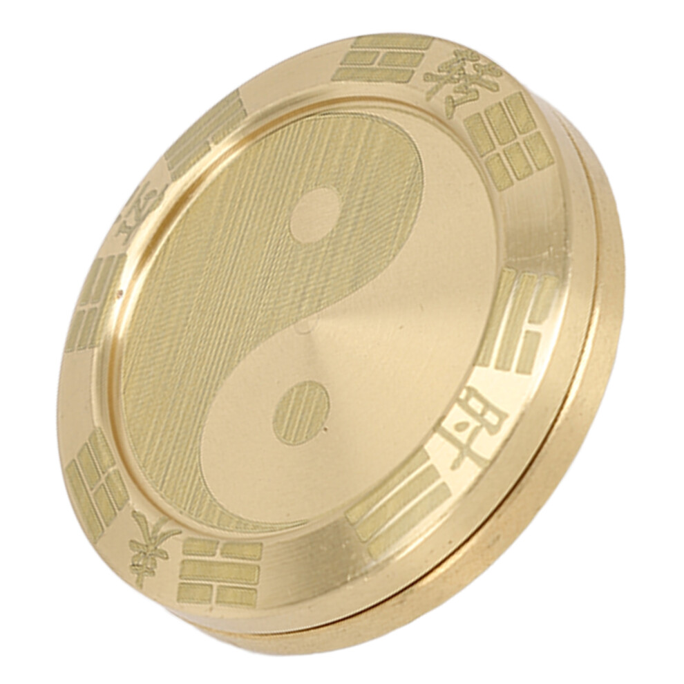 Slider Lucky Coin Metal Decompression Portable Tai Chi Cycle Slider Lucky Coin for Daily Life