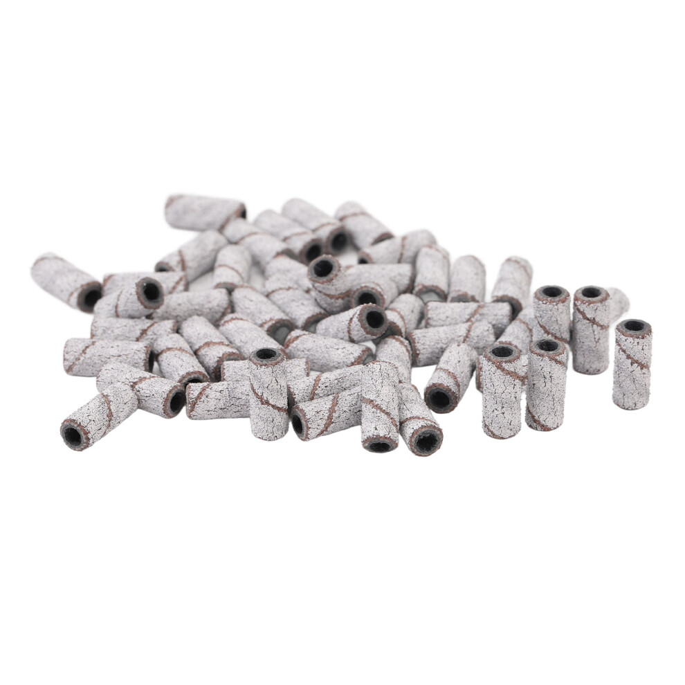 100pcs Nail Sanding Band Mini Multi Functional Portable Nail Drill Sanding Band for Manicure