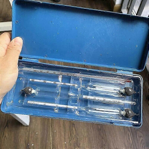 (3pcs) Glass Alcoholmeter Tester Set Alcohol Concentration Meter (0-40% 30-70% 70-100%) 1