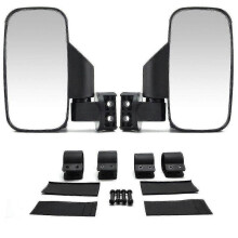 Utv-8 Side Mirrors Compatible with Polaris Rzr, Can Am, Yamaha Rhino, Honda Pioneer -JA