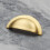 (76mm Cup ) Solid Brass Cup Handle & Knobs Gold Kitchen Cabinet 3