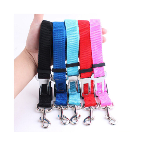 Mascotas Arnés ajustable Cinturón de seguridad azul 1