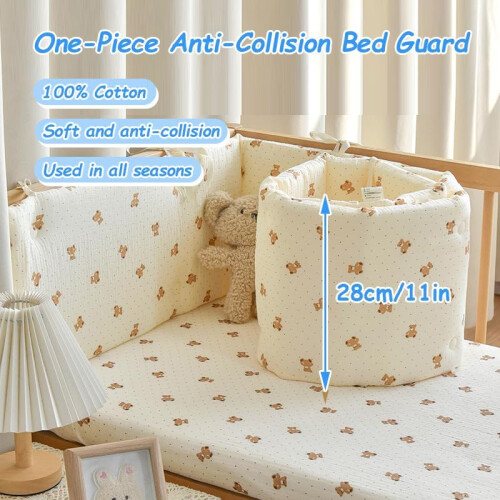 Cot Bumper Cuna transpirable Bumper Baby Cot Bulter 1