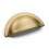 (76mm Cup ) Solid Brass Cup Handle & Knobs Gold Kitchen Cabinet 1