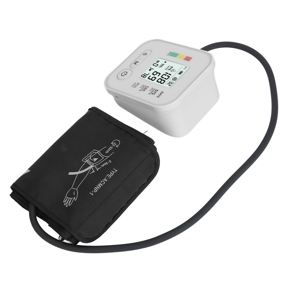 Blood Pressure Machine High Accuracy Arm Type Blood Pressure Measuring Instrument English Voice Remind