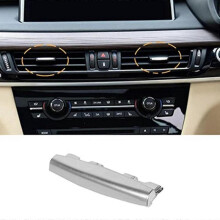 1pcs Air Vent Clip for Bmw X5 X6 14-19, F15 F16 Vent Grille Tab In Chrome, Durable Abs Material
