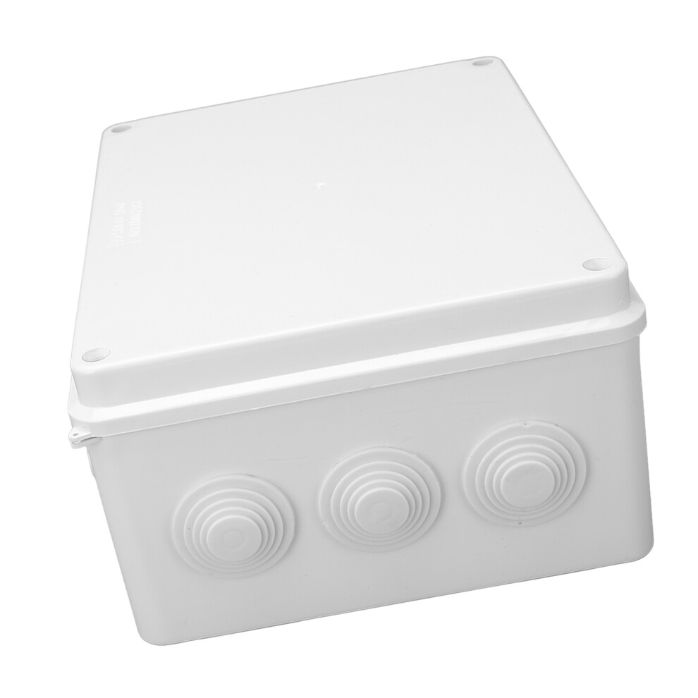 Outdoor Junction Box Ip65 Waterproof Rain Proof 255X200x120mm Universal Electrical Enclosure With Rubber Stopper 8161314501651