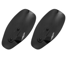 Motorcycle Hand Guard Reduce Wind Resistance Universal Fit for Most Motorcycles Electric Bike Black