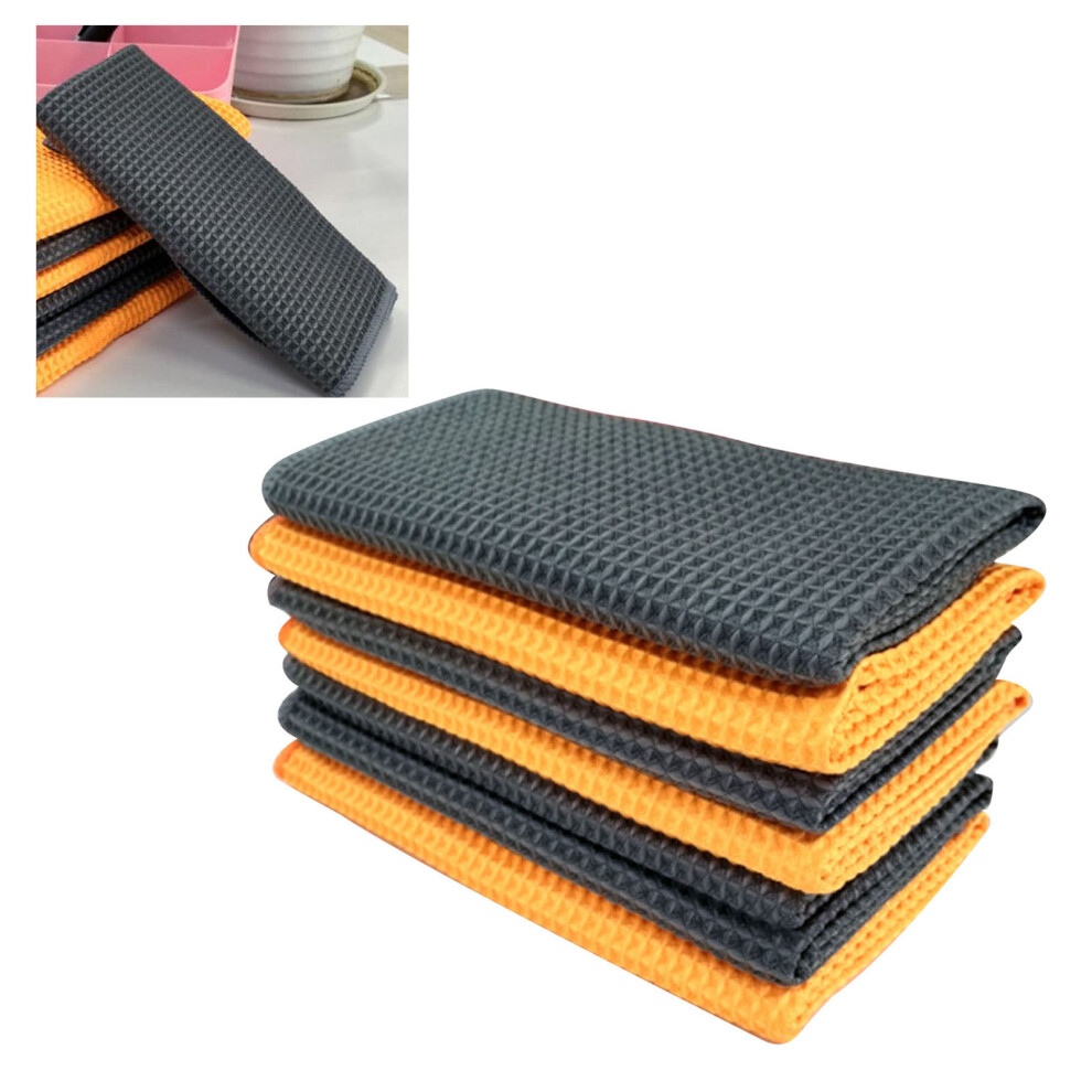 Car Cleaning Towel Highly Absorbent Multifunctional Microfiber Waffle Washing Towels For Window 7891314503089