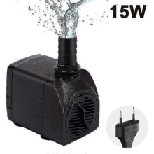 Submersible Water Pump, 15w 800l/h Fountain Pump with 12 Colors Led Lights for Fountain Pool Garden Pond Fish Tank Aquarium Water (with Plug)