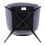 Living And Home (Grey) 2pcs Teddy Fleece Upholstered Dining Chairs 6