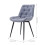 Living And Home (Grey) 2pcs Teddy Fleece Upholstered Dining Chairs 7