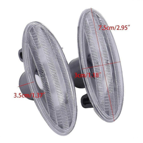 Car Side Marker Light Fender Light Repeater Lamp Indicator Compatible Nissan 2