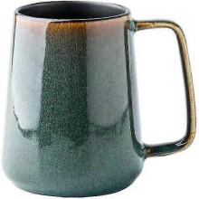 700ml Ceramic Coffee Mugs with Golden Handle, Extra Big Jumbo Tea Cup Mug for Office And Home, Gift And Present