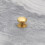 (25mm Knob) Solid Brass Cup Handle & Knobs Gold Kitchen Cabinet 3