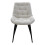 Living And Home (White) 2pcs Teddy Fleece Upholstered Dining Chairs 4
