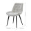Living And Home (White) 2pcs Teddy Fleece Upholstered Dining Chairs 8