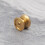 (32mm Knob) Solid Brass Cup Handle & Knobs Gold Kitchen Cabinet 7
