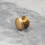 (32mm Knob) Solid Brass Cup Handle & Knobs Gold Kitchen Cabinet 5