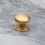 (38mm Knob) Solid Brass Cup Handle & Knobs Gold Kitchen Cabinet 3