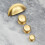 (38mm Knob) Solid Brass Cup Handle & Knobs Gold Kitchen Cabinet 11