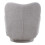 Living And Home Chenille Upholstered Swivel Chair Armchair 3