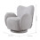 Living And Home Chenille Upholstered Swivel Chair Armchair 5