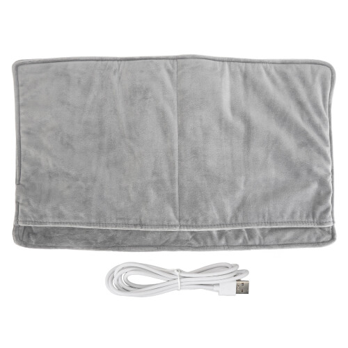 USB Electric Heated Foot Warmer, Plush, 50x29 cm 2