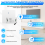 Wireless Smart Light Switch RF 433MHz AC 90-250V 10A Module(1 W &1 C) 6