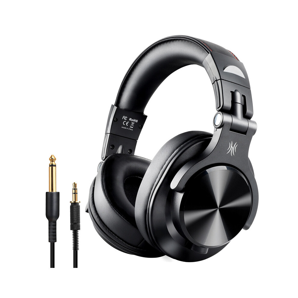 ( (A70)) Oneodio Headset Wireless Bluetooth Monitor Headset Wired Headset Black 6935158852062