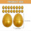 24pcs Empty Golden Eggs Egg Kids Toy Wrapping Egg Egg - HZ 1