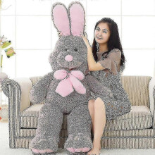 2024 100cm American Big Rabbit Plush Doll Soft Appease Toys for Valentine's Day Gifts - HZ