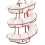 Kitchen Egg Rack, Spiral Egg Basket, Iron Practical Egg Storage Rack, Storage Rack Red - HZ 1