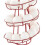 Kitchen Egg Rack, Spiral Egg Basket, Iron Practical Egg Storage Rack, Storage Rack Red - HZ 5