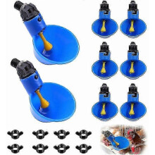 pcs, Plastic Chicken Waterer, Automatic Chicken Waterer, Chicken Waterer, Blue Chicken Waterer, Farm 2025 - HZ