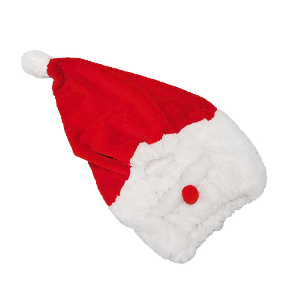 Christmas Santa Motorcycle Helmet Cover Nativity Helmet Cover Santa Xmas Hat Decoration Accessories for Outdoor Riding Cycling-image-OPC-PHQX5Z8-NEW