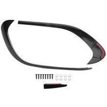 Front Bumper Side Air Knife Splitter Spoiler for A Class W176 A180 A200 A220 A250 Amg A45 2016-2018 - JA