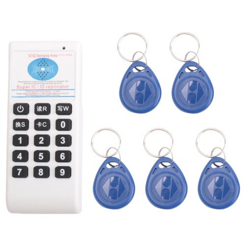 Αναγνώστης και εγγραφή καρτών IC RFID NFC + 5XT5577 Αντιγραφέας μπρελόκ RFID κάρτας