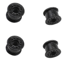 4pcs Gearbox Gear Shift Lever Wearable Cable Plastic Gasket Black 4s6p7412aa for Fiesta Focus - JA