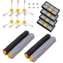 Brushes Replacement Kit Spare Parts Compatible with Irobot Roomba Series 800 860 870 880 890 And 900 960 980 - Pack Of 14 Pcs - JA