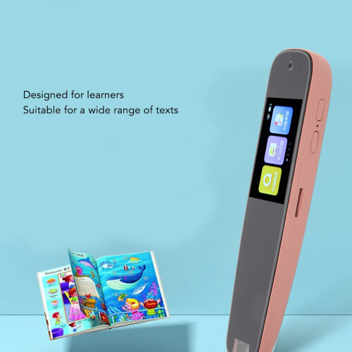 WiFi Language Translator Pen Digital Touch Screen Quick Identification Scan Reader Pen for Learning Traveling Aboard Rose Gold 2