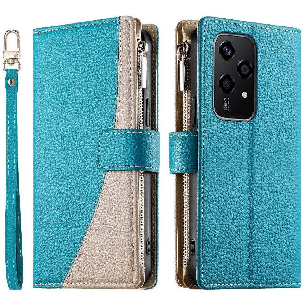 (Green) Flip Case For Honor 200 Lite Wallet Elegant Leather Case Card Slots Green 764563786749