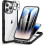 Full Case for Iphone 14 Pro Max + 1 Transparent Camera Glass 360 Black - XY 1