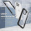 Full Case for Iphone 14 Pro Max + 1 Transparent Camera Glass 360 Black - XY 12
