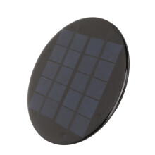 Mini Round Solar Cell Panel 1.1W 5V 120mm Rechargeable 3.7V Battery Small Polycrystalline Silicon Solar Cell Module