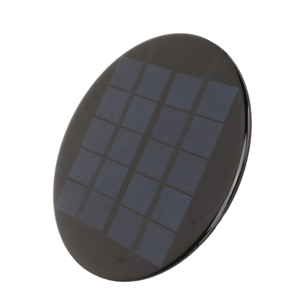Mini Round Solar Cell Panel 1.1W 5V 120Mm Rechargeable 3.7V Battery Small Polycrystalline Silicon Solar Cell Module 4401314540101