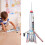 MS378 Tin Rocket Toy, Vintage Decorative Ship 16