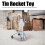 MS378 Tin Rocket Toy, Vintage Decorative Ship 7