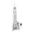 MS378 Tin Rocket Toy, Vintage Decorative Ship 10