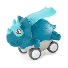 Press and Go Toy Cartoon Dinosaur Car with Wheel Toddler Inertial Sliding Toy for Daily Entertainment Type 2